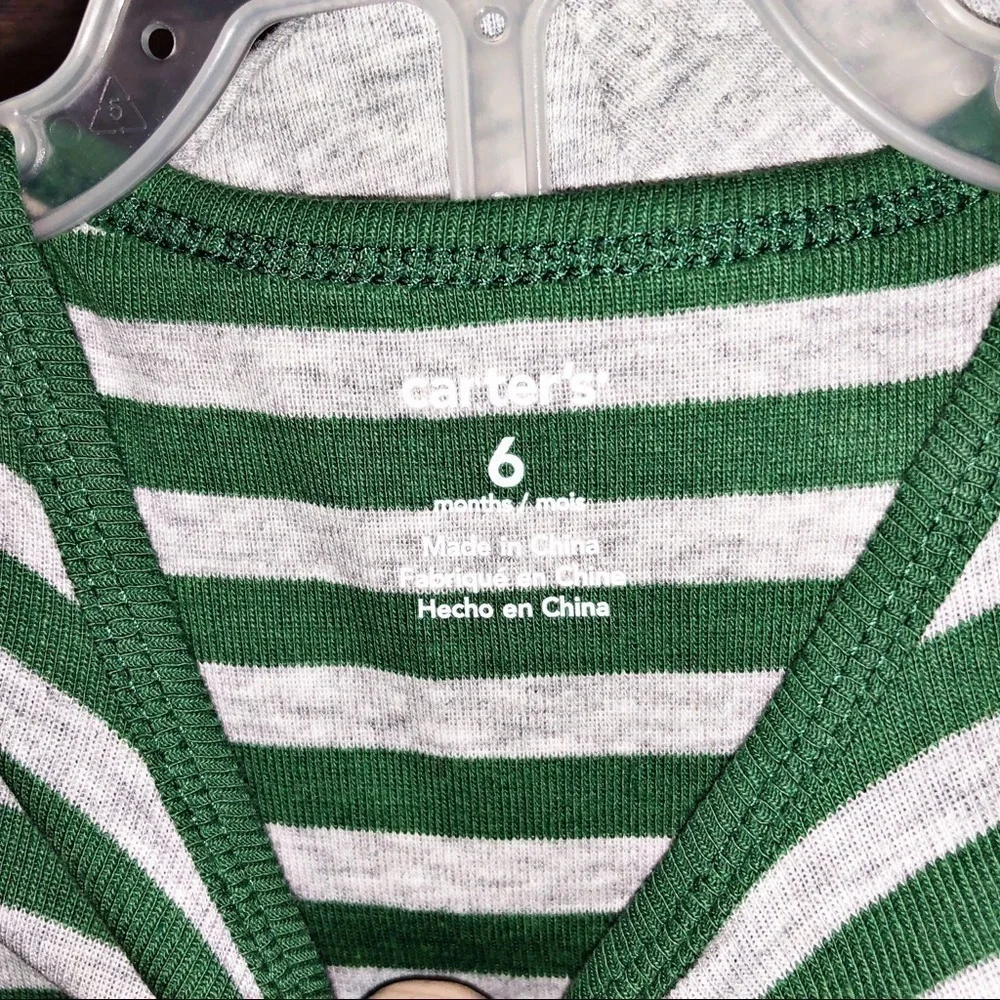 Carter's Baby Boy Dinosaur 4 PC Sleeper Set Outfit Size 6M